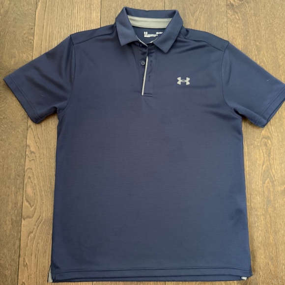 Under Armour Men’s Polo Shirt Navy - Picture 1 of 6